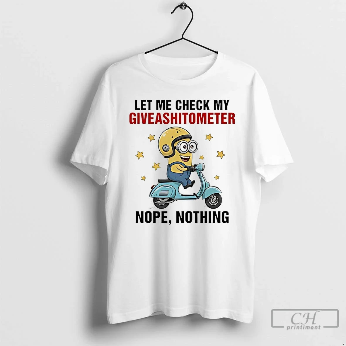 Classic Minion Let Me Check My Giveashitometer Nope Nothing T-Shirts, Hoodie, Sweatshirt - T-Shirt, Sweatshirt, Hoodie
