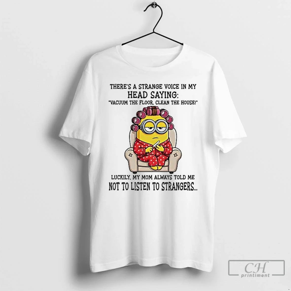 Classic Minion Theres Strange Voice My Head Saying Vacuum Floor Clean House T-Shirts, Hoodie, Sweatshirt - T-Shirt, Sweatshirt, Hoodie