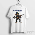 Classic Monkey Holding Gun Playoffs Benny Meme Unisex T-shirt, Sweatshirt, Hoodie, Long Sleeve Tee - T-Shirt, Sweatshirt, Hoodie