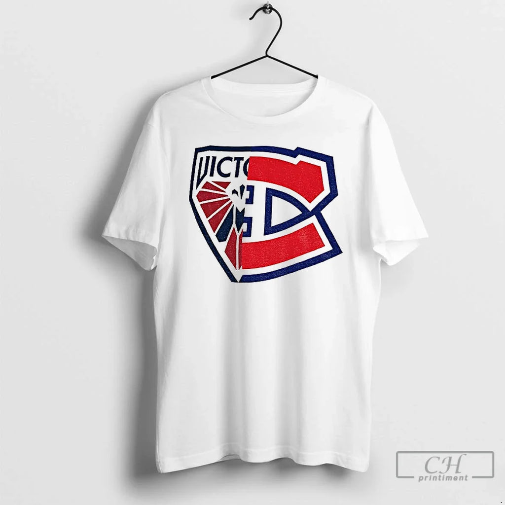 Classic Montreal Victoire X Montreal Canadiens Nhl Hockey Mashup Logo Unisex T-shirt, Sweatshirt, Hoodie, Long Sleeve Tee - T-Shirt, Sweatshirt, Hoodie