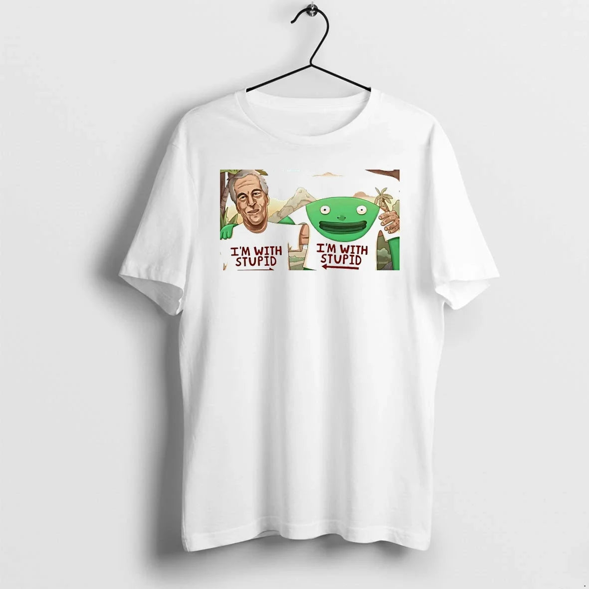 Classic Mr Frog Epstein Files Im With Stupid Shirts Sweater Unisex T-shirt, Sweatshirt, Hoodie, Long Sleeve Tee - T-Shirt, Sweatshirt, Hoodie
