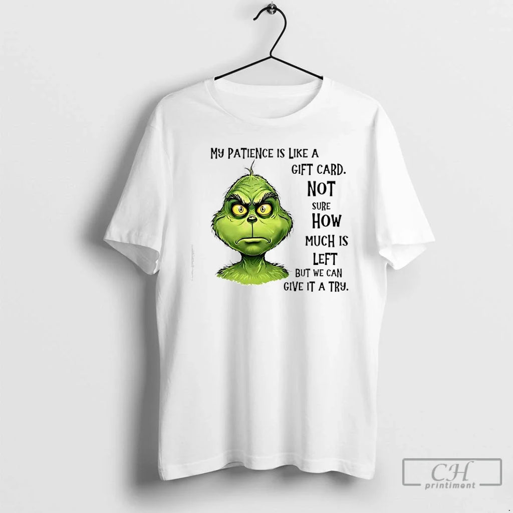 Classic My Patience Is Like Card Not Sure How Much Is Left But T-Shirts, Hoodie, Sweatshirt - T-Shirt, Sweatshirt, Hoodie