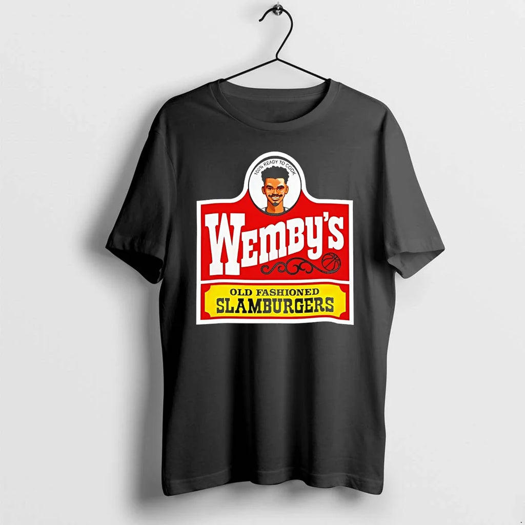 Classic Nba Victor Wembanyama San Antonio Spurs Basketball Ready To Cook Old Fashioned Hamburgers Shirts - T-Shirt, Sweatshirt, Hoodie