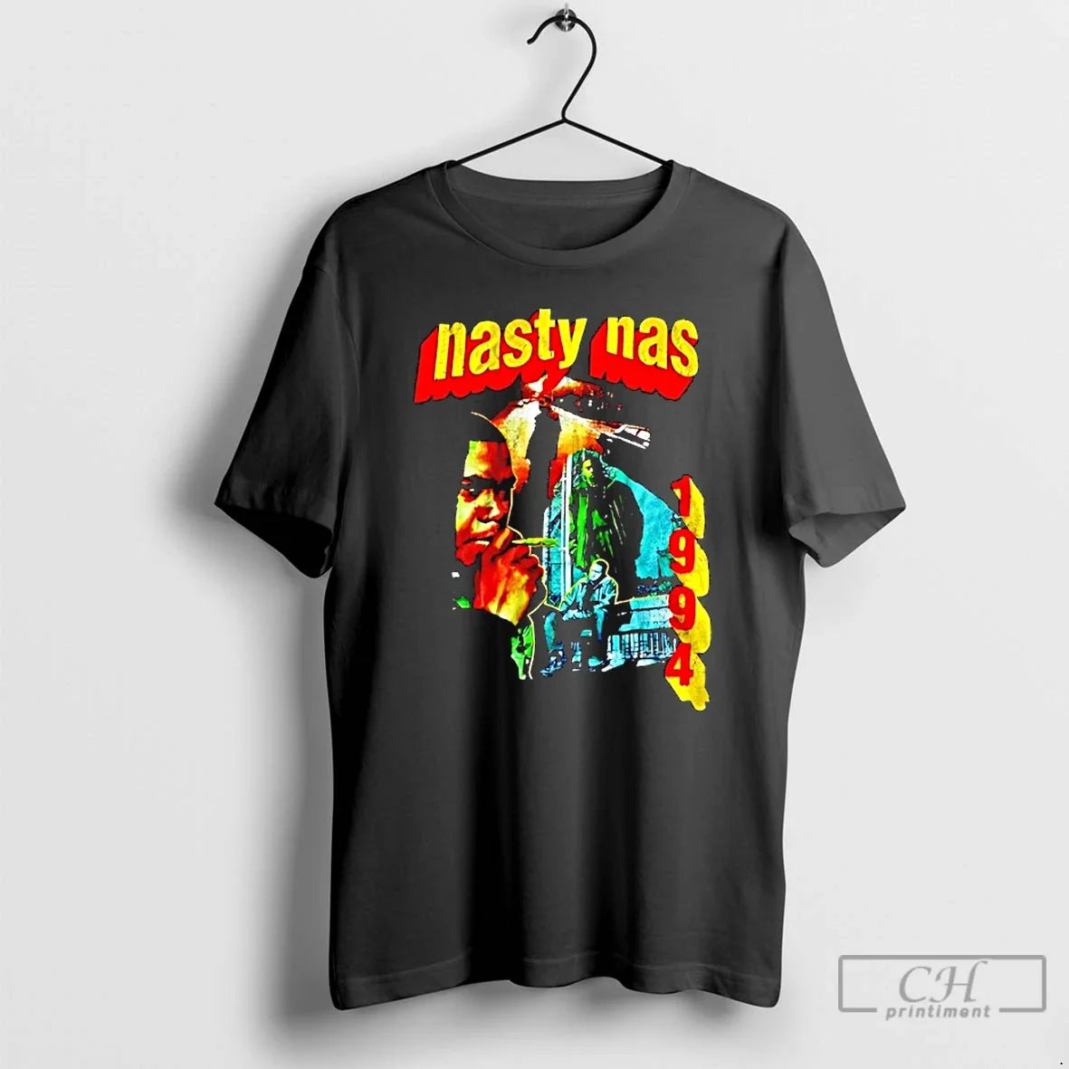 Classic Nasty Nas Supported Eminem J Cole 1994 Vintage T-Shirts, Hoodie, Sweatshirt - T-Shirt, Sweatshirt, Hoodie