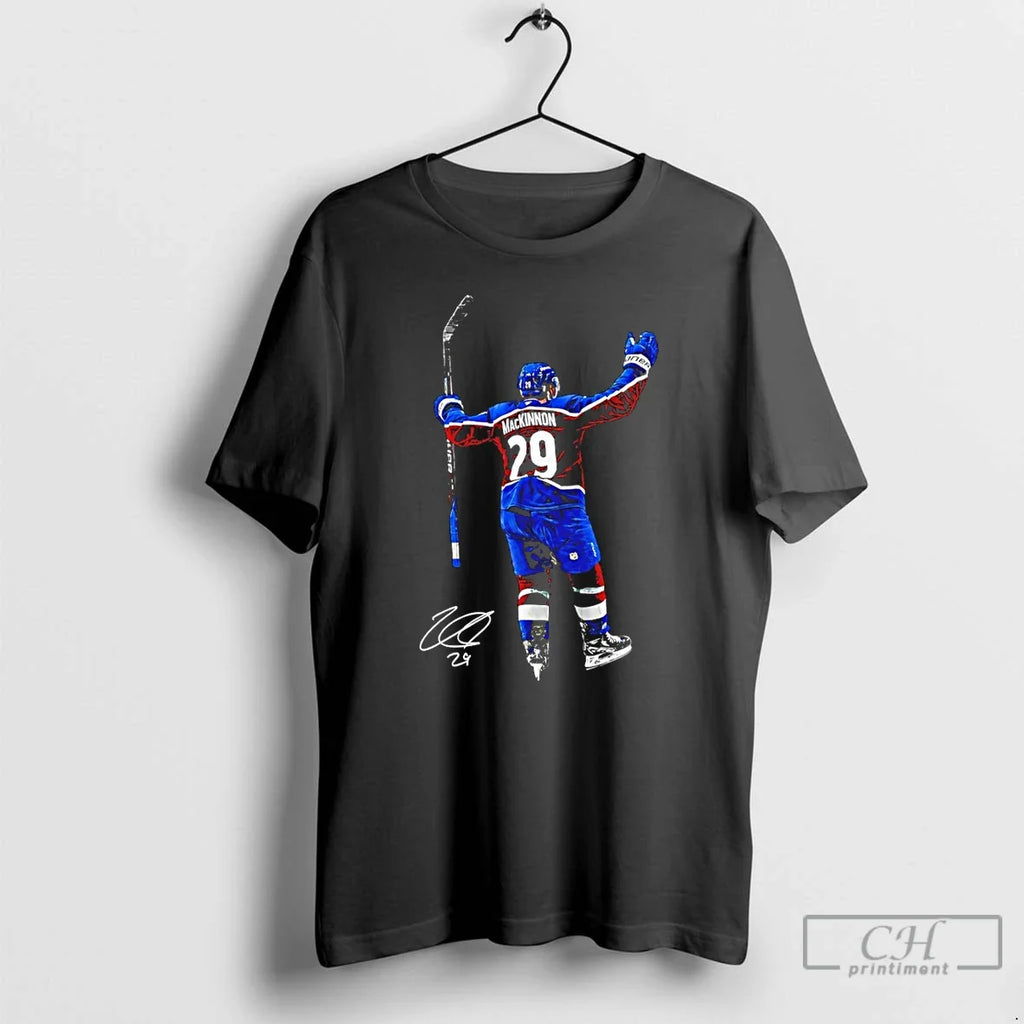 Classic Nathan Mackinnon Colorado Avalanche Hockey Nhl Closeout Signature Unisex T-shirt, Sweatshirt, Hoodie, Long Sleeve Tee - T-Shirt, Sweatshirt, Hoodie