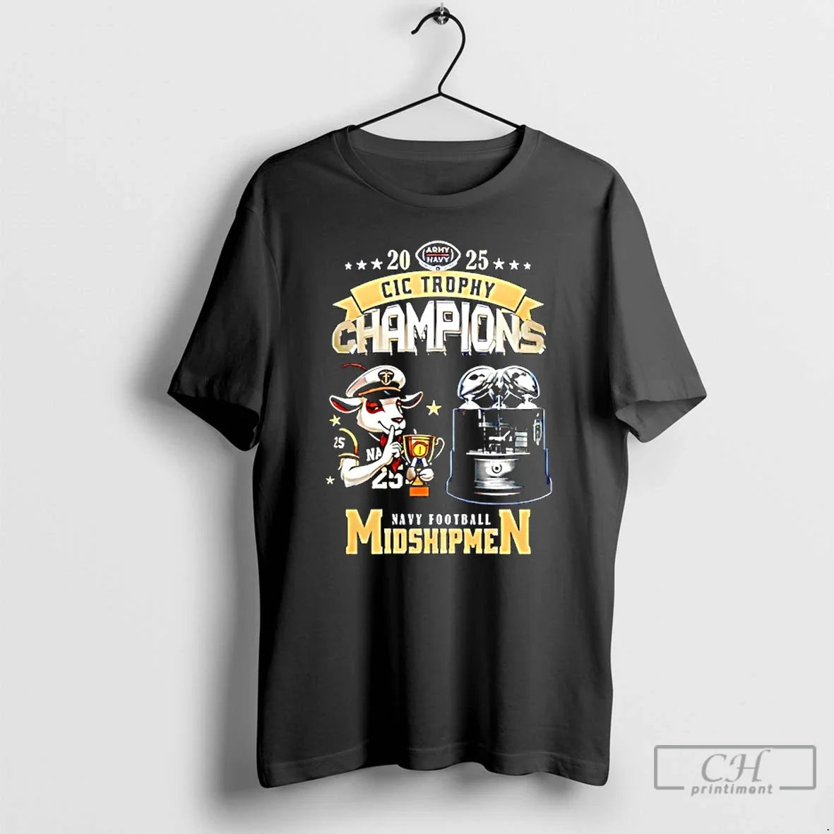 Classic Navy Midshipmen 2025 Commander Chiefs Trophy Champions T-Shirts, Hoodie, Sweatshirt - T-Shirt, Sweatshirt, Hoodie