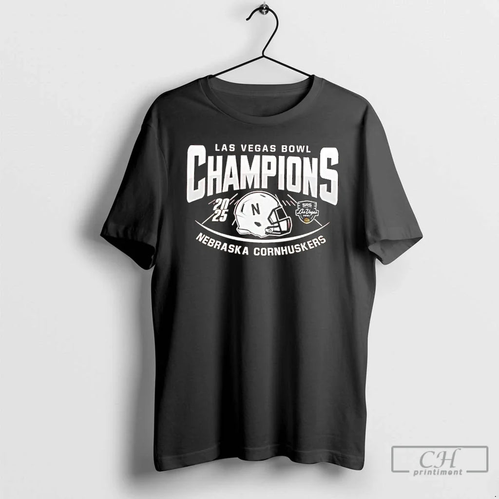 Classic Nebraska Cornhuskers Las Vegas Bowl Champions 2025 T-Shirts, Hoodie, Sweatshirt - T-Shirt, Sweatshirt, Hoodie