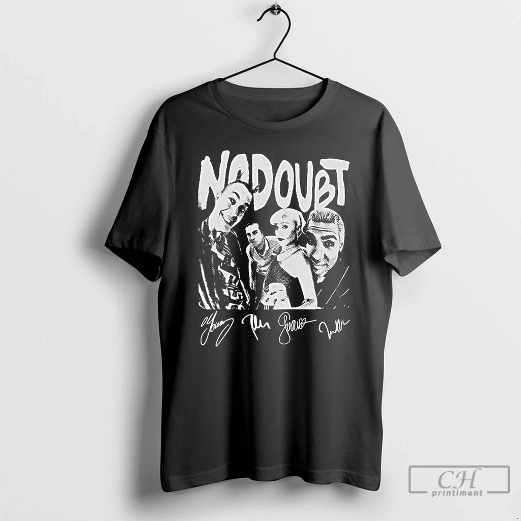 Classic No Doubt Band Music Signatures Vintage Unisex T-shirt, Sweatshirt, Hoodie, Long Sleeve Tee - T-Shirt, Sweatshirt, Hoodie
