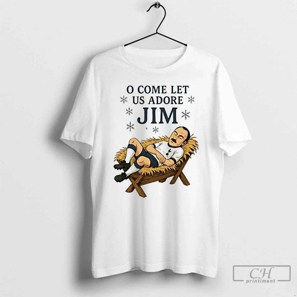 Classic O Come Let Us Adore Jim Spurs T-Shirts, Hoodie, Sweatshirt - T-Shirt, Sweatshirt, Hoodie
