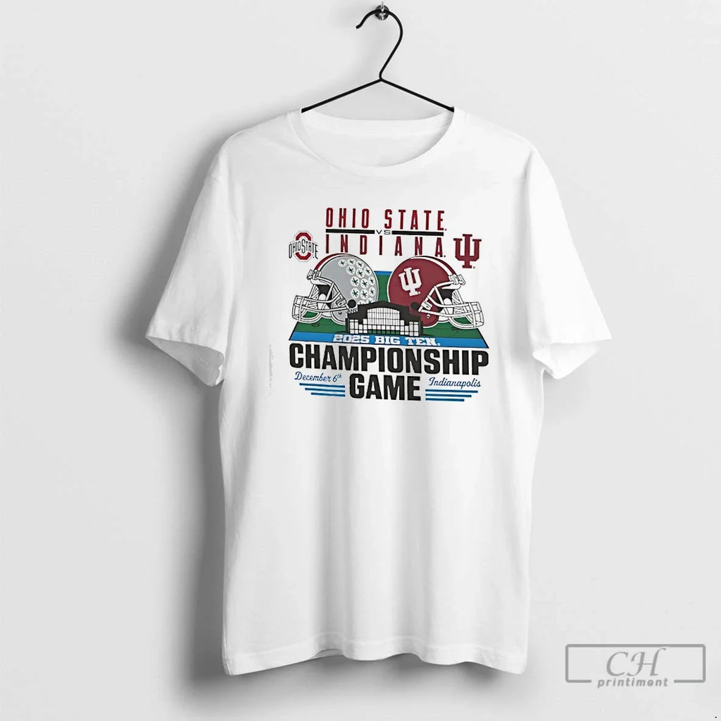 Classic Ohio State Vs Indiana 2025 Big Ten Championship Game T-Shirts, Hoodie, Sweatshirt - T-Shirt, Sweatshirt, Hoodie