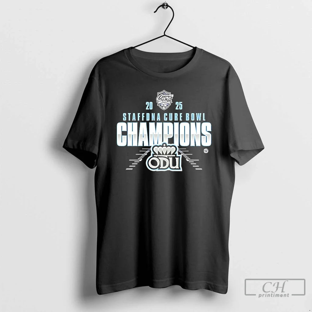 Classic Old Dominion 2025 Staffdna Cure Bowl Champions T-Shirts, Hoodie, Sweatshirt - T-Shirt, Sweatshirt, Hoodie