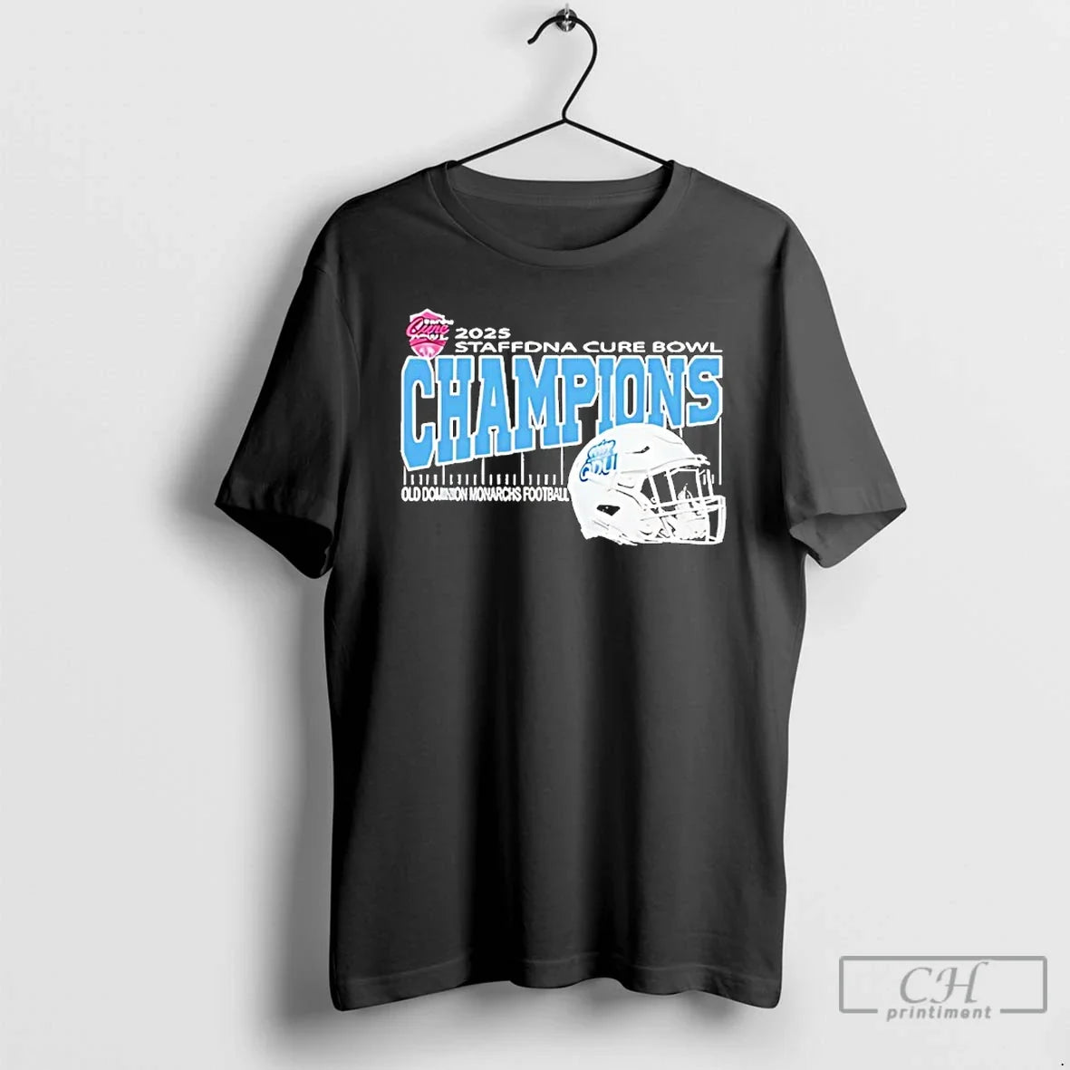 Classic Old Dominion Monarchs 2025 Cure Bowl Champions Helmet T-Shirts, Hoodie, Sweatshirt - T-Shirt, Sweatshirt, Hoodie