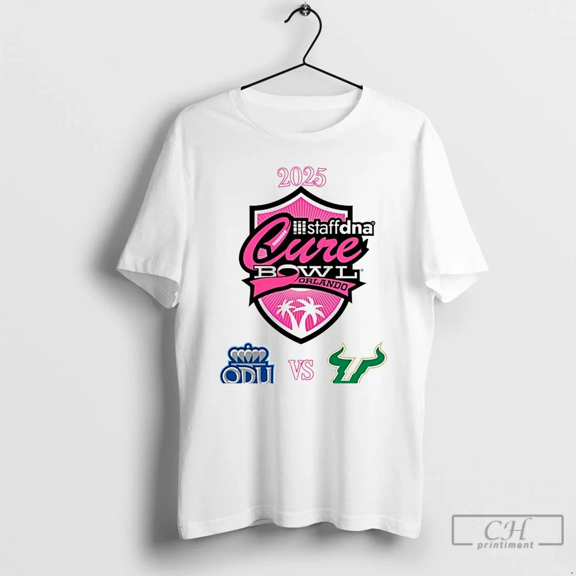 Classic Old Dominion Monarchs Vs South Florida Bulls 2025 Cure Bowl T-Shirts, Hoodie, Sweatshirt - T-Shirt, Sweatshirt, Hoodie