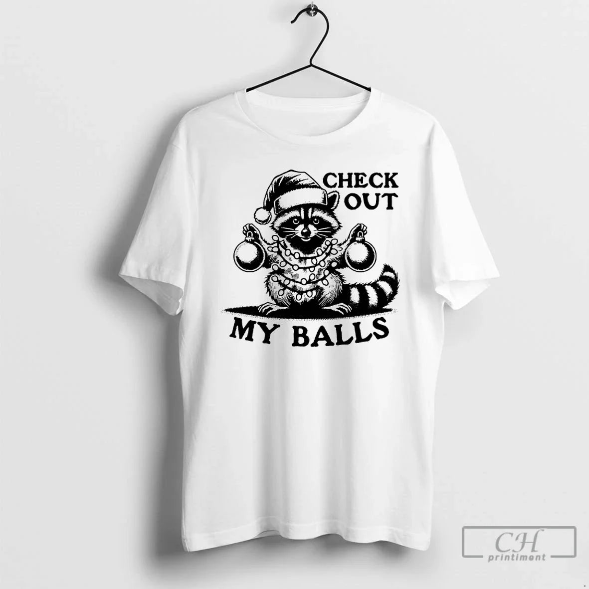 Classic Opossum Santa Check Out My Balls T-Shirts, Hoodie, Sweatshirt - T-Shirt, Sweatshirt, Hoodie