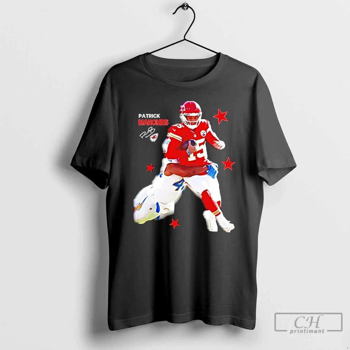 Classic Patrick Mahomes Kc Chiefs Vs La Chargers Signature T-Shirts, Hoodie, Sweatshirt - T-Shirt, Sweatshirt, Hoodie