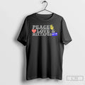 Classic Peace Love And Mixtapes Unisex T-shirt, Sweatshirt, Hoodie, Long Sleeve Tee - T-Shirt, Sweatshirt, Hoodie