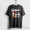Classic Peanuts Chracters Flag St Louis Cardinals Red T-Shirts, Hoodie, Sweatshirt - T-Shirt, Sweatshirt, Hoodie