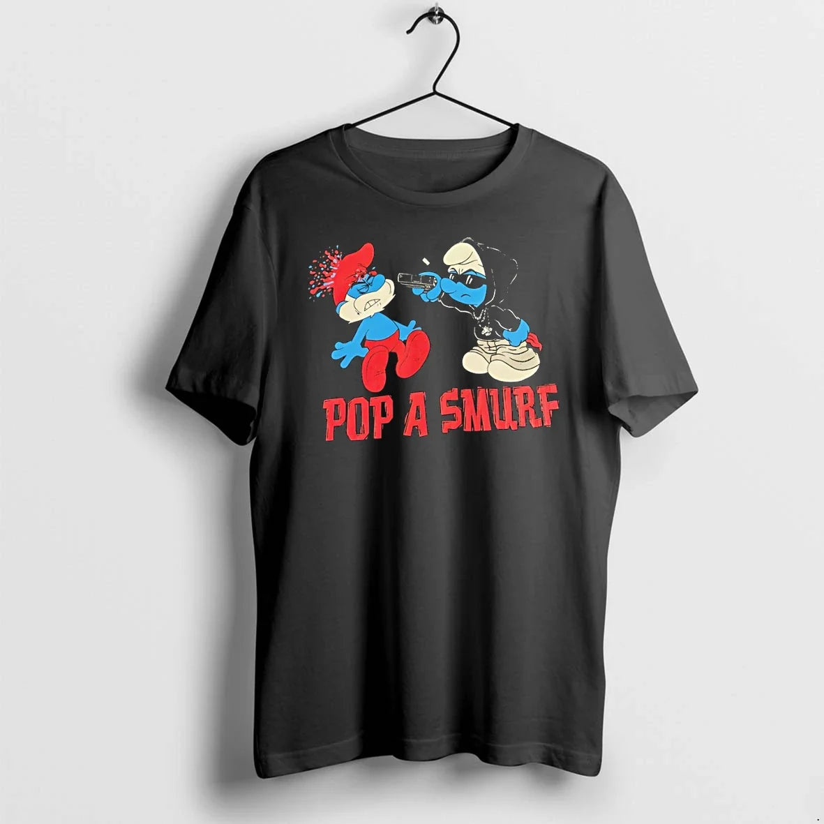 Classic Pop A Smurf Cartoon Shirts Sweater Unisex T-shirt, Sweatshirt, Hoodie, Long Sleeve Tee - T-Shirt, Sweatshirt, Hoodie