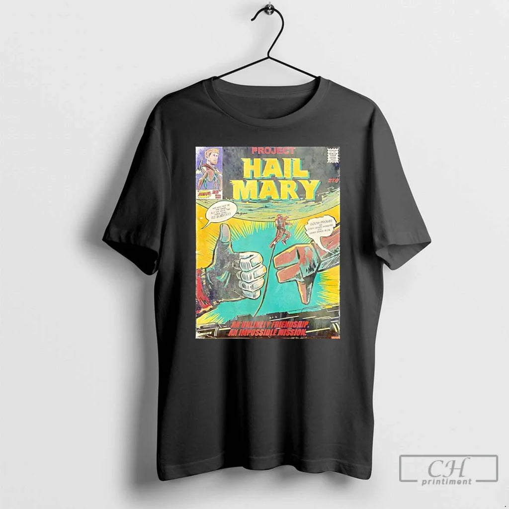 Classic Project Hail Mary An Unlikely Friendship An Impossible Mission Unisex T-shirt, Sweatshirt, Hoodie, Long Sleeve Tee - T-Shirt, Sweatshirt, Hoodie
