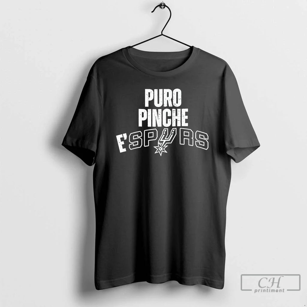 Classic Puro Pinche Espurs San Antonio Spurs Basketball Nba 2026 Unisex T-shirt, Sweatshirt, Hoodie, Long Sleeve Tee - T-Shirt, Sweatshirt, Hoodie