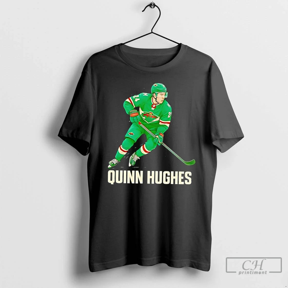 Classic Quinn Hughes Minnesota Wild T-Shirts, Hoodie, Sweatshirt - T-Shirt, Sweatshirt, Hoodie