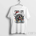 Classic Raccoon Santa Feral Festive Light T-Shirts, Hoodie, Sweatshirt - T-Shirt, Sweatshirt, Hoodie