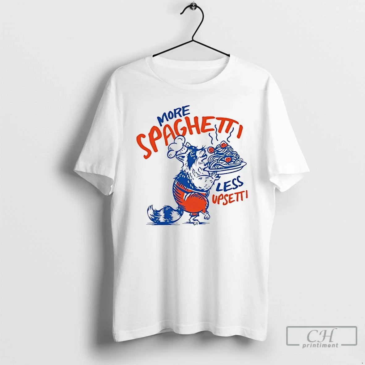 Classic Raccoon More Spaghetti Less Upsetti T-Shirts, Hoodie, Sweatshirt - T-Shirt, Sweatshirt, Hoodie