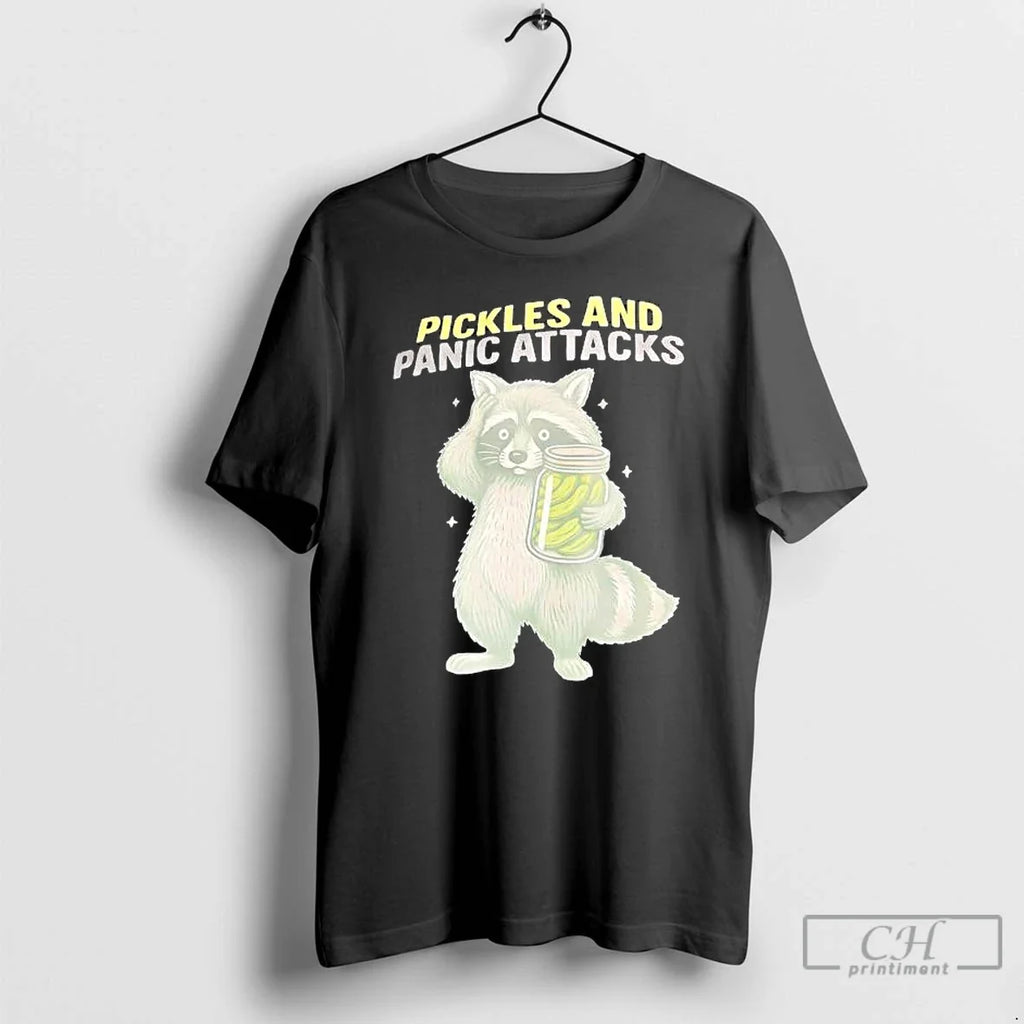 Classic Raccoon Pickles Panic Attacks T-Shirts, Hoodie, Sweatshirt - T-Shirt, Sweatshirt, Hoodie