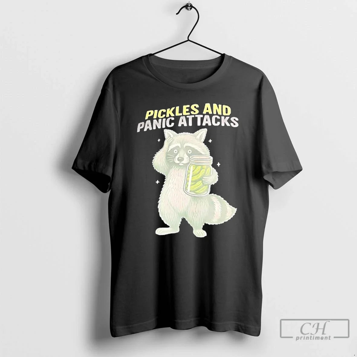 Classic Raccoon Pickles Panic Attacks T-Shirts, Hoodie, Sweatshirt - T-Shirt, Sweatshirt, Hoodie