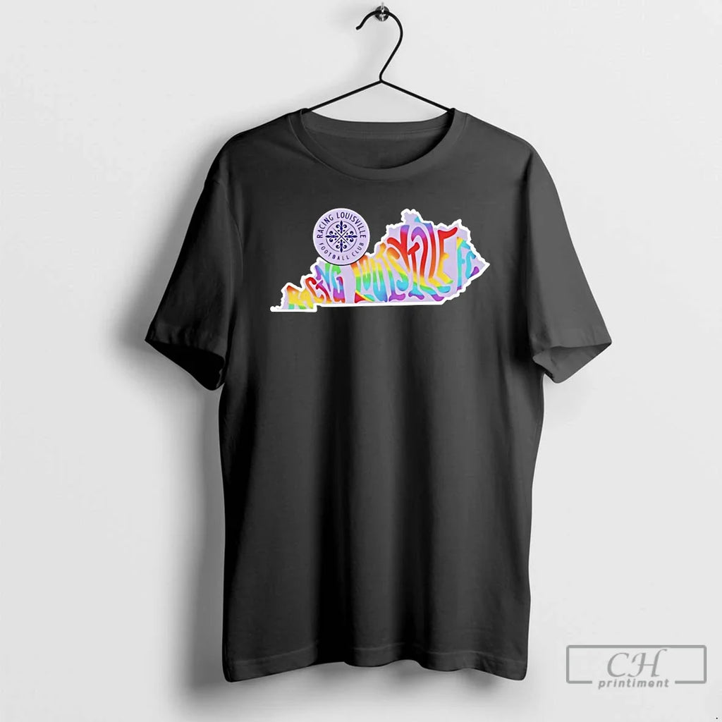 Classic Racing Louisville Fc Groovy Pride State 2026 Unisex T-shirt, Sweatshirt, Hoodie, Long Sleeve Tee - T-Shirt, Sweatshirt, Hoodie