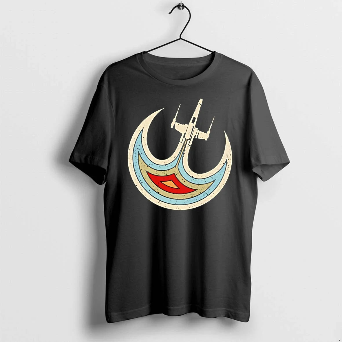 Classic Rebel Alliance Emblem And An X Wing Rebel Retro Shirts Sweater Unisex T-shirt, Sweatshirt, Hoodie, Long Sleeve Tee - T-Shirt, Sweatshirt, Hoodie