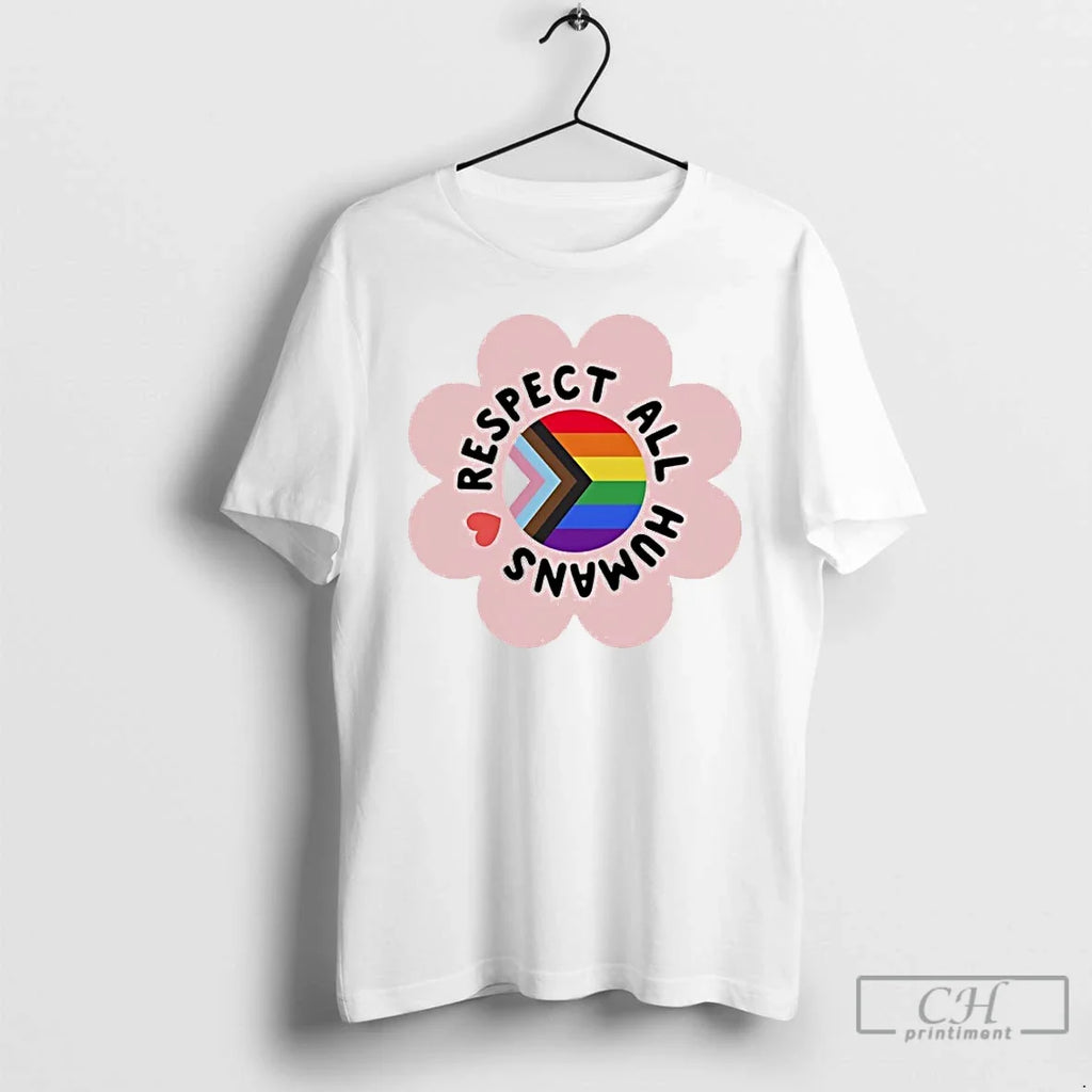 Classic Respect All Humans Lgbt T-Shirts, Hoodie, Sweatshirt - T-Shirt, Sweatshirt, Hoodie