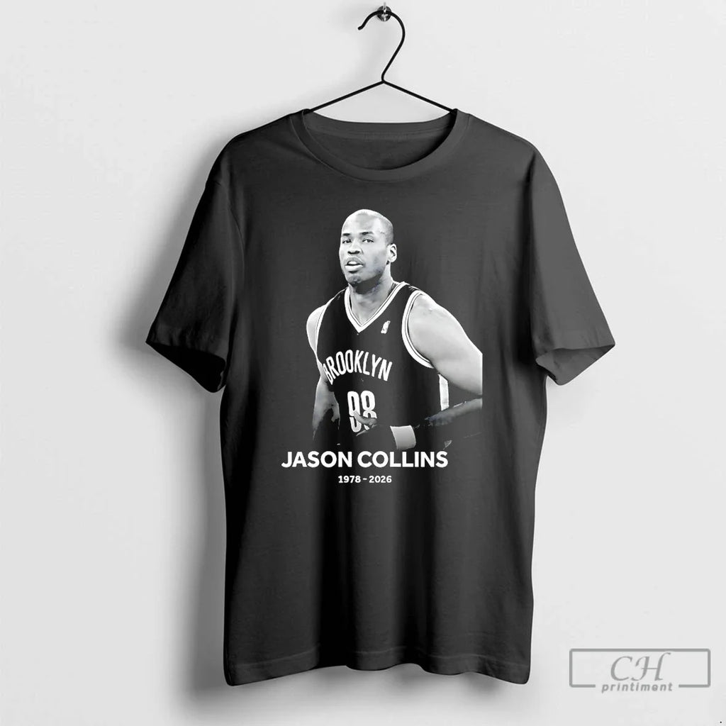 Classic Rest In Peace Jason Collins First Openly Gay Nba 1978 2026 T Shirts Sweater Unisex T-shirt, Sweatshirt, Hoodie, Long Sleeve Tee - T-Shirt, Sweatshirt, Hoodie