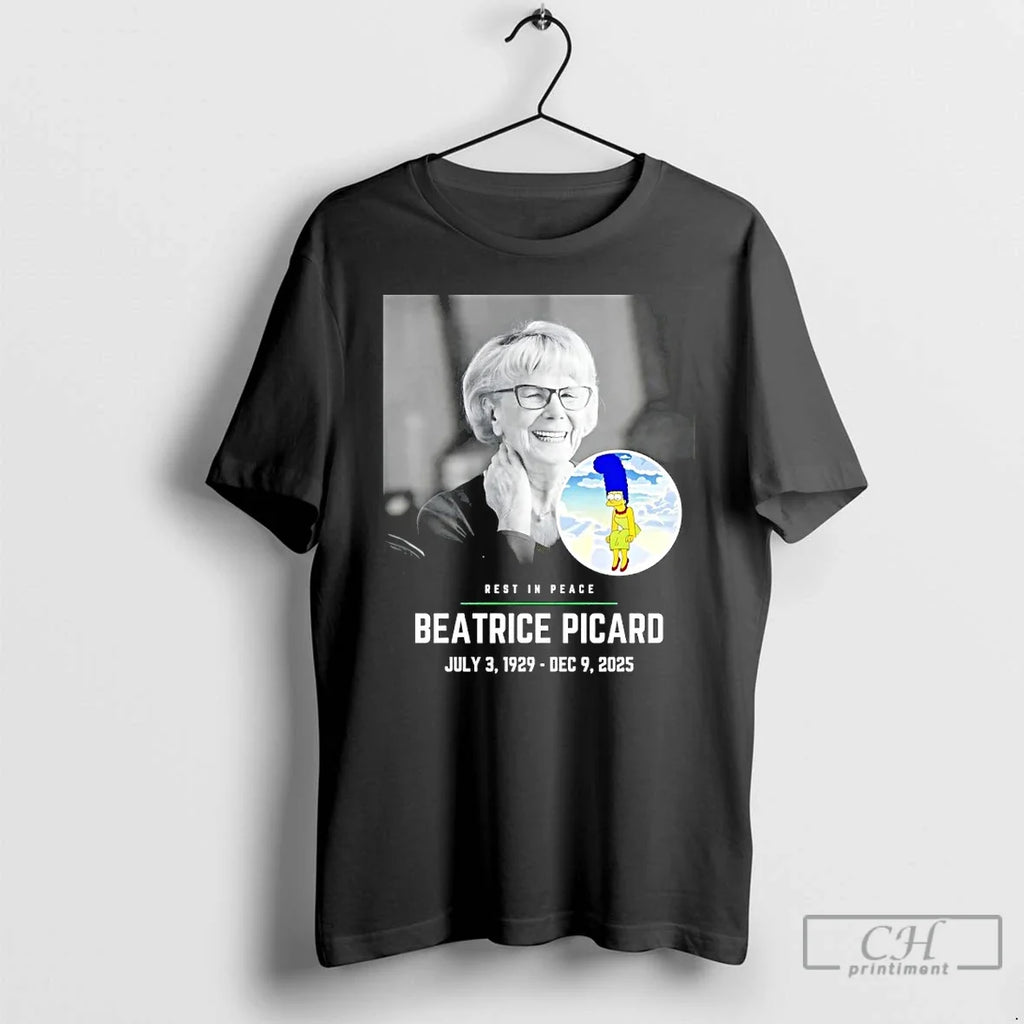 Classic Rest Peace Beatrice Picard 1929 2025 T-Shirts, Hoodie, Sweatshirt - T-Shirt, Sweatshirt, Hoodie