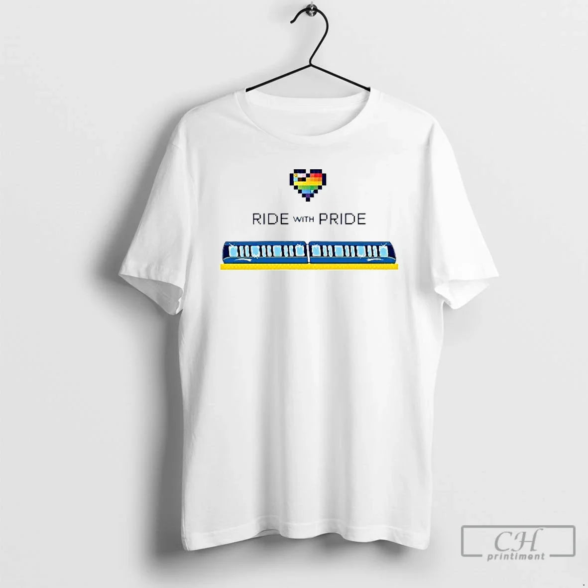 Classic Ride Pride Skytrain Heart T-Shirts, Hoodie, Sweatshirt - T-Shirt, Sweatshirt, Hoodie