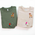 Classic Rudolph Embroidered Embroidered Movie Couple Custom Initials Embroidered T-Shirts, Hoodie, Sweatshirt - T-Shirt, Sweatshirt, Hoodie
