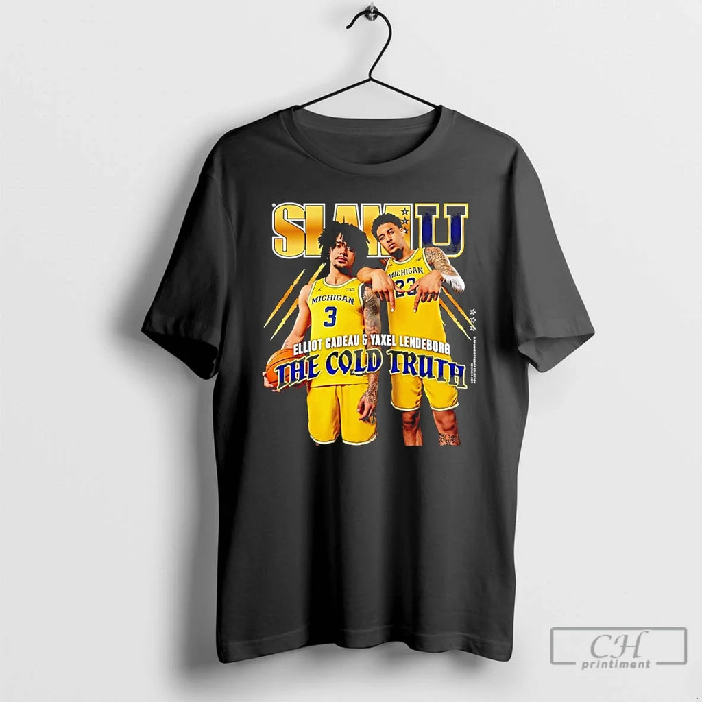 Classic Slamu Michigan Wolverines Yaxel Lendeborg Elliot Cadeau Cold Truth T-Shirts, Hoodie, Sweatshirt - T-Shirt, Sweatshirt, Hoodie