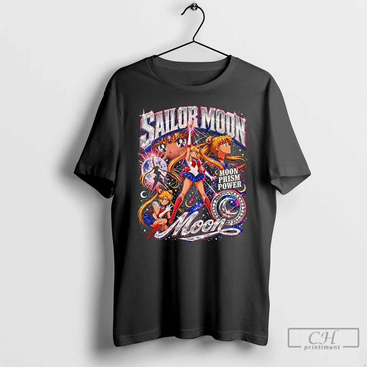Classic Sailor Moon Moon Prism Power Graphic Vintage Unisex T-shirt, Sweatshirt, Hoodie, Long Sleeve Tee - T-Shirt, Sweatshirt, Hoodie