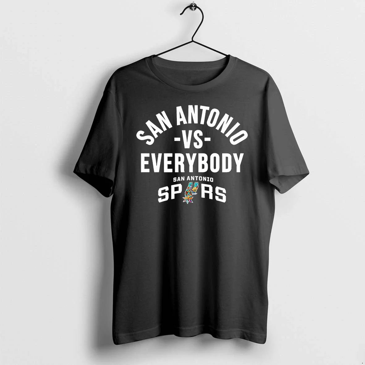 Classic San Antonio Vs Everybody San Antonio Spurs Basketball Nba 2026 Shirts Sweater Unisex T-shirt, Sweatshirt, Hoodie, Long Sleeve Tee - T-Shirt, Sweatshirt, Hoodie