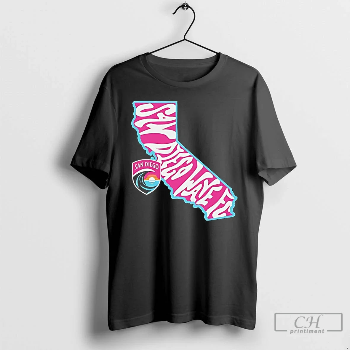 Classic San Diego Wave Fc Groovy Team State Unisex T-shirt, Sweatshirt, Hoodie, Long Sleeve Tee - T-Shirt, Sweatshirt, Hoodie
