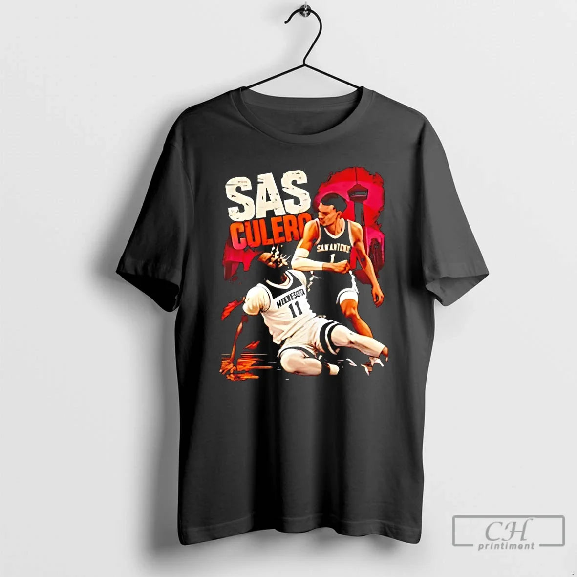 Classic Sas Culero Victor Wembanyama Elbow Naz Reid Basketball 90s Style Vintage T Shirts Sweater - T-Shirt, Sweatshirt, Hoodie