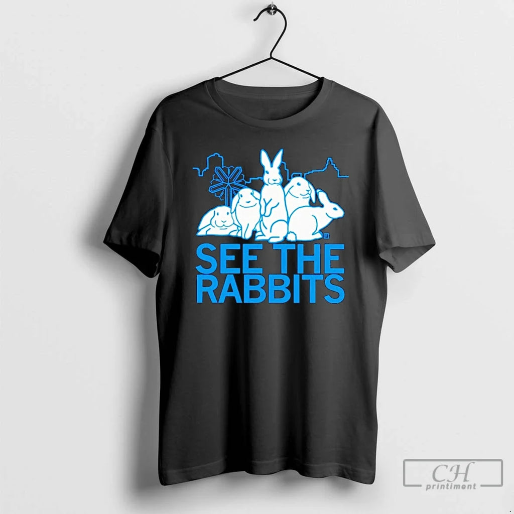 Classic See The Rabbits Unisex T-shirt, Sweatshirt, Hoodie, Long Sleeve Tee - T-Shirt, Sweatshirt, Hoodie