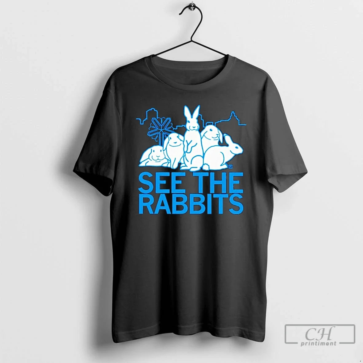 Classic See The Rabbits Unisex T-shirt, Sweatshirt, Hoodie, Long Sleeve Tee - T-Shirt, Sweatshirt, Hoodie
