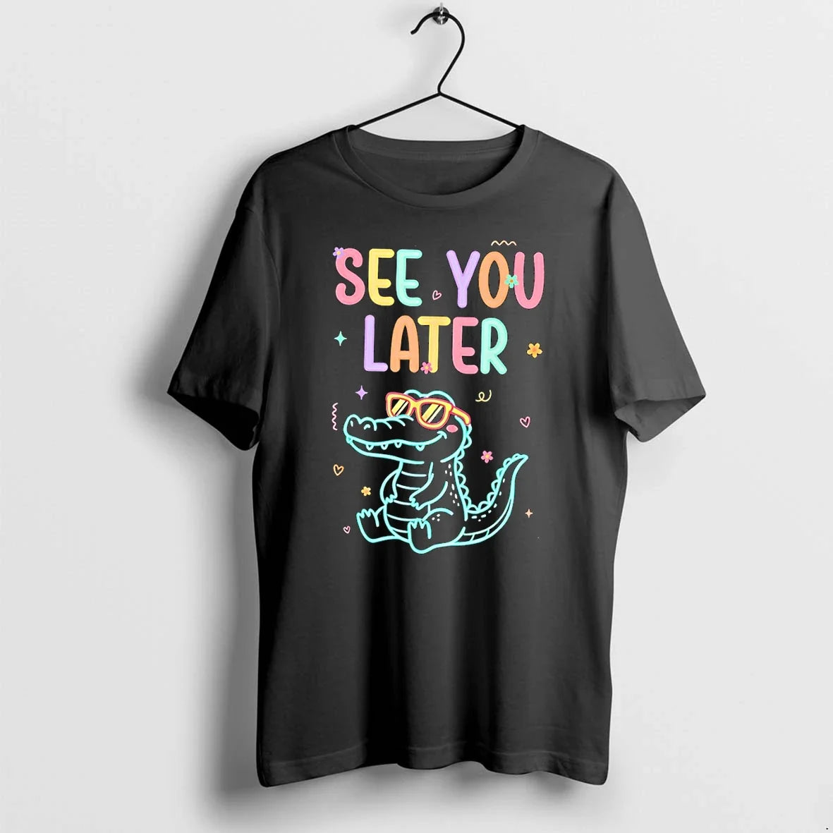 Classic See You Later Teacher Summer Alligator Shirts Sweater Unisex T-shirt, Sweatshirt, Hoodie, Long Sleeve Tee - T-Shirt, Sweatshirt, Hoodie