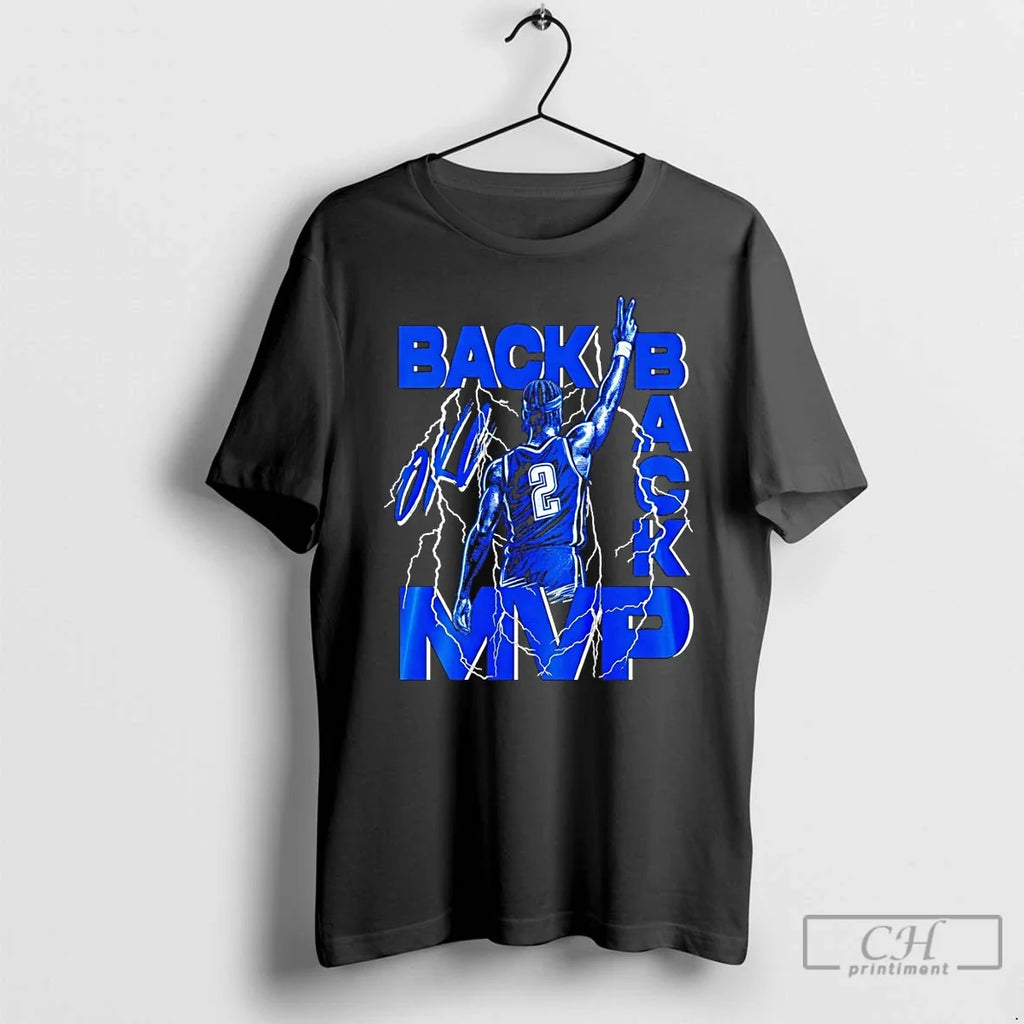 Classic Shai Gilgeous Alexander Oklahoma City Thunder Back 2 Back Mvp Storm Vintage T Shirts - T-Shirt, Sweatshirt, Hoodie