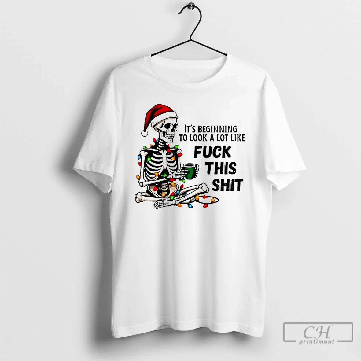 Classic Skeleton Santa Beginning Lot Like Fuck This Shit T-Shirts, Hoodie, Sweatshirt - T-Shirt, Sweatshirt, Hoodie