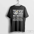 Classic Some Grandmas Play Housie Real Grandmas Watch Collingwood Magpies Diamond Heart T Shirts Sweater - T-Shirt, Sweatshirt, Hoodie