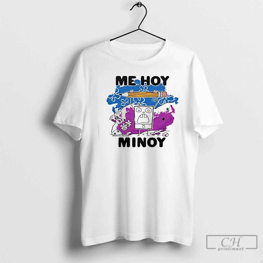 Classic Sponge Squarepants Doodlebob Me Hoy Minoy T-Shirts, Hoodie, Sweatshirt - T-Shirt, Sweatshirt, Hoodie