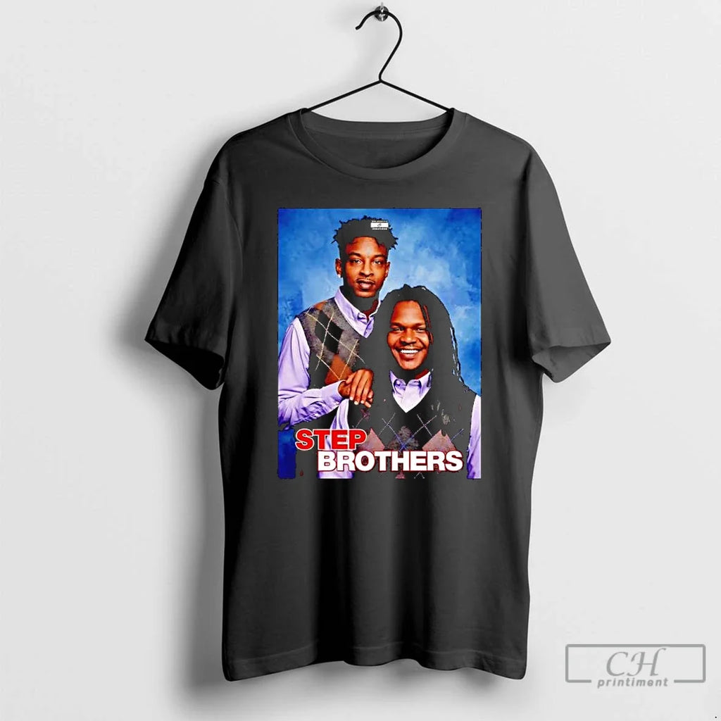 Classic Step Brother 21 Savage Young Nudy Atlantas Zone 6 T-Shirts, Hoodie, Sweatshirt - T-Shirt, Sweatshirt, Hoodie