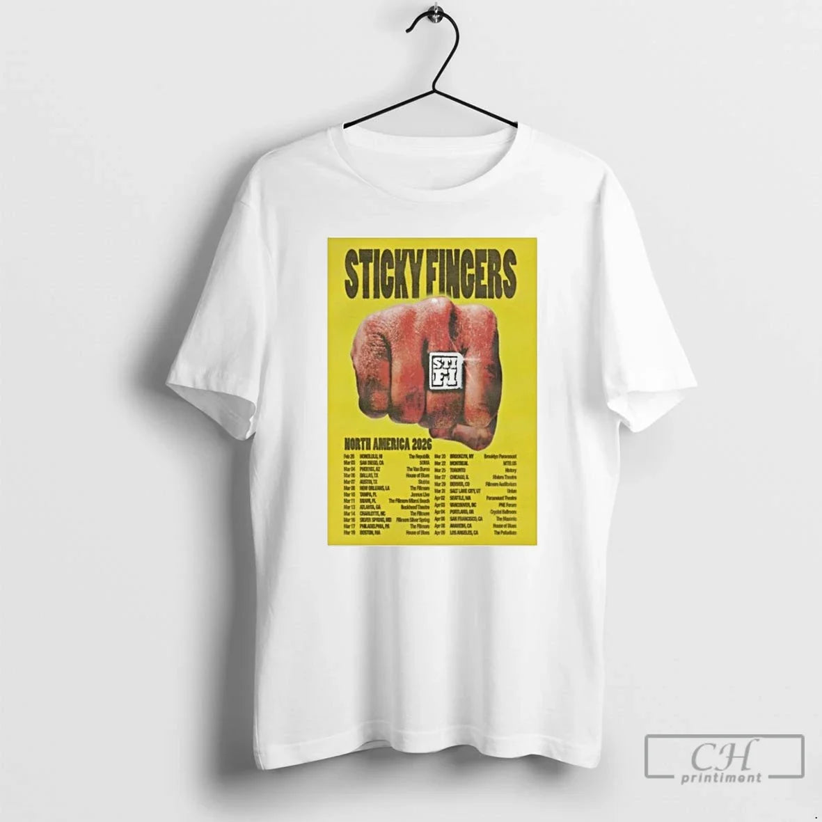 Classic Sticky Fingers North America 2026 Tour T-Shirts, Hoodie, Sweatshirt - T-Shirt, Sweatshirt, Hoodie